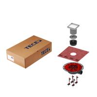 Комплект точечного трапа с сифоном DN 50 и основой под плитку KDP-L50 Комплект точечного трапа с сифоном DN 50 и основой под плитку KDP-L50