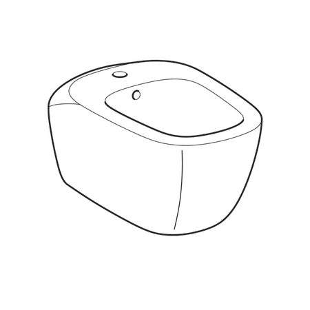 Подвесное биде Geberit Citterio 500.539.01.1