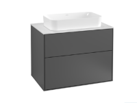 Тумба под раковину Villeroy&Boch Finion  цвет-Anthracite Matt Lacquer G22100GK hog2