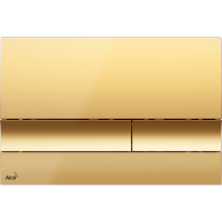 Кнопка смыва AlcaPlast M1725 золотая