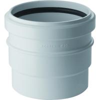 Переходник Geberit из ПВХ: d=90мм, d1=100мм, d2=94мм, Белый «Alpine» 359.144.11.1