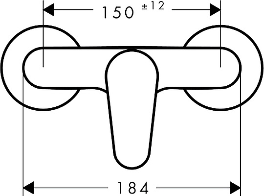 Смеситель Hansgrohe Talis E2 31662000 для душа