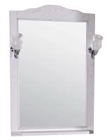 Зеркало ASB-Woodline Римини Nuovo 60 Белый (патина серебро) 10179