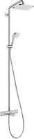 Душевая стойка Hansgrohe Croma 27687000 для ванны с душем, с термостатом