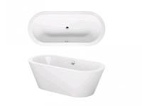 Ванна Villeroy&Boch Squaro Edge 12 Duo  1700 x 750 мм, материал-Quaryl, цвет-ярко-белый (Star White) 2680-000 CFXXK