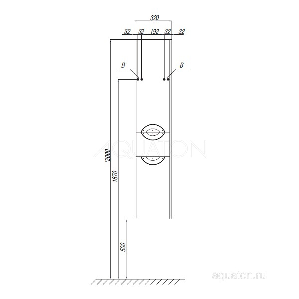 Шкаф - колонна Aquaton Сильва правый дуб макиато 1A215603SIW5R Шкаф - колонна Aquaton Сильва правый дуб макиато 1A215603SIW5R