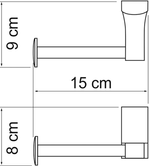 Держатель туалетной бумаги Wasserkraft Exter K-5296