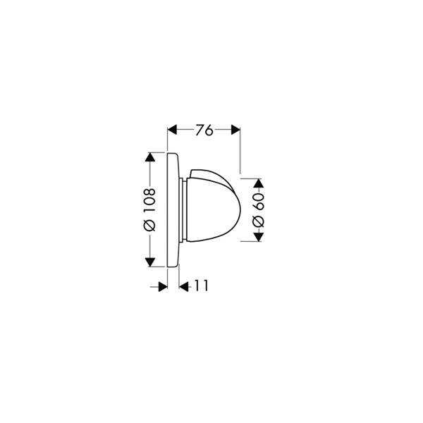 Вентиль Hansgrohe Trio/Quattro E