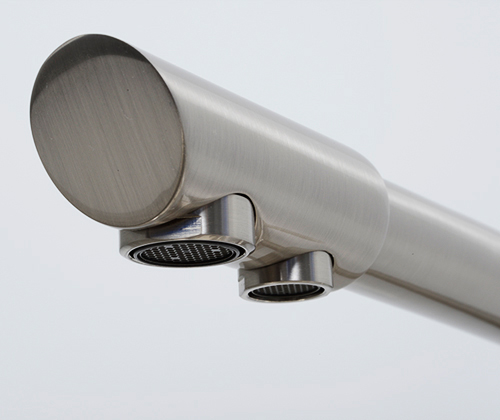 Смеситель Wasserkraft A8027 для кухонной мойки, матовый хром