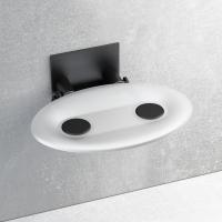 Универсальное сиденье для душа RAVAK OVO-P-OPAL/BLACK B8F0000043 Универсальное сиденье для душа RAVAK OVO-P-OPAL/BLACK B8F0000043