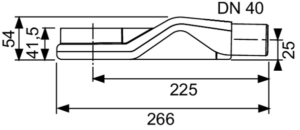 Сифон TECEdrainline «низкий» DN 40 боковой слив 650004