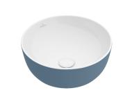 Раковина Villeroy&Boch Artis 430 мм, материал-TitanCeram, цвет-Ocean 417943BCW2 Раковина Villeroy&Boch Artis 430 мм, материал-TitanCeram, цвет-Ocean 417943BCW2