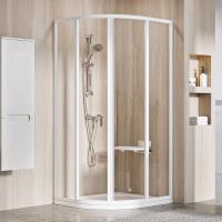 Душевой уголок Ravak Supernova SKCP4-90 белый+Транспарент (белый профиль, прозрачное сте) 31170100Z1