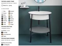 Раковина CIELO Catino Ovale 700 мм, материал-керамика, цвет-Polvere CALAOF PL Раковина CIELO Catino Ovale 700 мм, материал-керамика, цвет-Polvere CALAOF PL