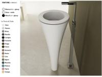 Раковина CIELO Amedeo Tondo  450 мм, материал-керамика, цвет-Talco AMLA45 TL hog4