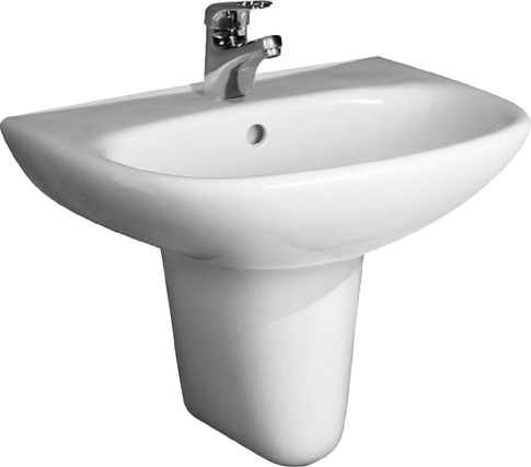 Раковина Jika Zeta 55 1039.1, 8103910001049