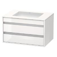 Тумба под раковину Duravit Ketho  цвет-белый глянцевый KT685402222 hog2