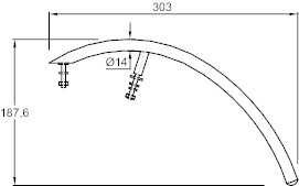 Полотенцедержатель Jacob Delafon Presquile, E75635-CP