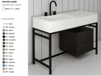 Раковина CIELO Milano  1200 мм, материал-керамика, цвет-Talco MILA TL hog4 Раковина CIELO Milano  1200 мм, материал-керамика, цвет-Talco MILA TL hog4