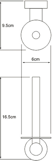 Держатель туалетной бумаги Wasserkraft Donau K-9497