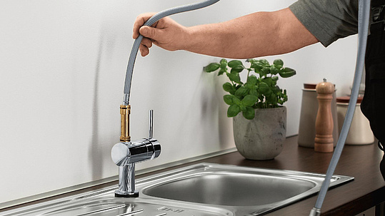 Смеситель Grohe Minta Touch 31360DC1 для кухонной мойки