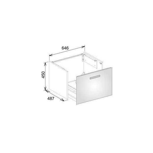 Тумба под раковину Keuco Royal Universe  цвет-кашемир матовый 32750280000 hog2