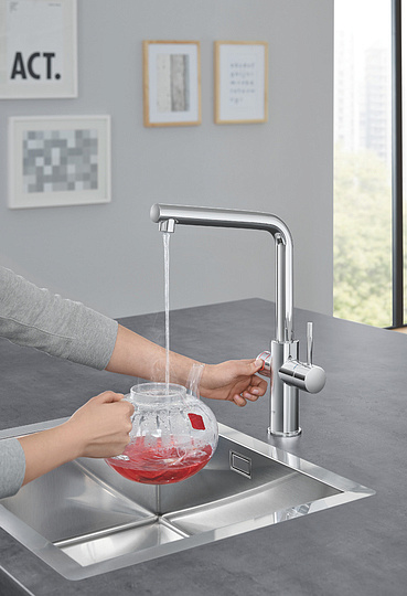 Смеситель Grohe Red II Duo 30325001 для кухонной мойки, с водонагревателем