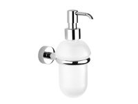 Дозатор для жидкого мыла Nicolazzi Minimale с держателем  1489M GF Дозатор для жидкого мыла Nicolazzi Minimale с держателем  1489M GF