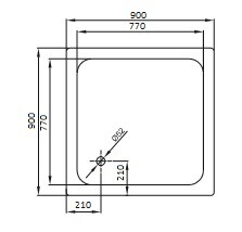 Душевой поддон Bette BetteIntra  цвет-белый 5900-000 pod1