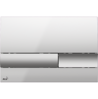 Кнопка смыва AlcaPlast M1743 хром - глянцевая/матовая