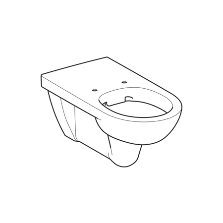 Унитаз подвесной безободковый Geberit Renova Comfort, Rimfree, глубина 70 см 208570000