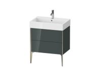 Тумба под раковину Duravit XViu  цвет-Dolomiti Grey HG XV45350B238 hog2