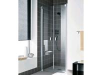 Дверь Kermi Raya 2-створчатая  2050 x 1130 мм цвет стекла-прозрачный цвет фурнитуры-серебристый глянцевый RA PTD 09020 VA K