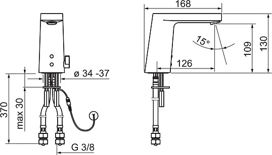 Смеситель Oras Electra 6125F для раковины