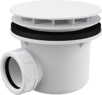 Сифон для душевого поддонa Alcaplast A49B белый