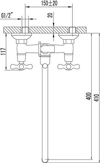 Смеситель Lemark Standard LM2151C универсальный