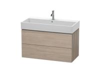Тумба под раковину Duravit L-Cube  цвет-сосна серебристая LC627803131 hog2