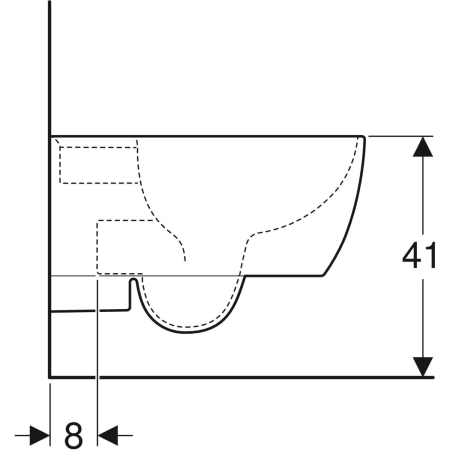 Унитаз подвесной Geberit iCon 204000000