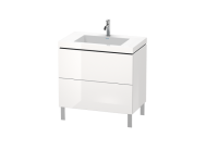 Тумба под раковину Duravit L-Cube  цвет-белый глянцевый LC6937O2222 hog2