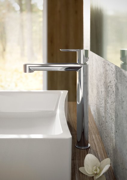 Смеситель для умывальника Ravak PU 015.00 высокий X070114