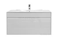 Тумба под раковину Roca Laks 100 белая ZRU9302797
