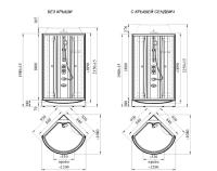Душевая кабина "Паола 1", 1-05-1-0-0-0570