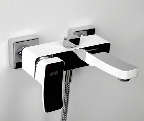 Смеситель Wasserkraft Aller 1061WHITE для ванны с душем