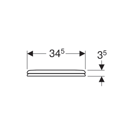 Сиденье для унитаза детское Geberit Bambini, цвет белый 573334000