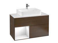 Тумба под раковину Villeroy&Boch Finion  цвет-шпон ореха F111GFGN hog2