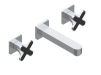 Смеситель для раковины THG Profil Onyx noir, A6N A02 40GB