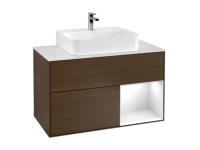 Тумба под раковину Villeroy&Boch Finion  цвет-шпон ореха F121GFGN hog2