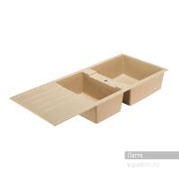 Мойка для кухни Aquaton Торина прямоугольная с крылом и дополнительной чашей латте 1A712032TR260 Мойка для кухни Aquaton Торина прямоугольная с крылом и дополнительной чашей латте 1A712032TR260