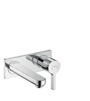 Смеситель Hansgrohe Metris S для раковины настенный, хром 31162000