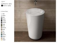 Раковина CIELO Fluid  450 мм, материал-керамика, цвет-Basalto FLFREEP BA hog4 Раковина CIELO Fluid  450 мм, материал-керамика, цвет-Basalto FLFREEP BA hog4